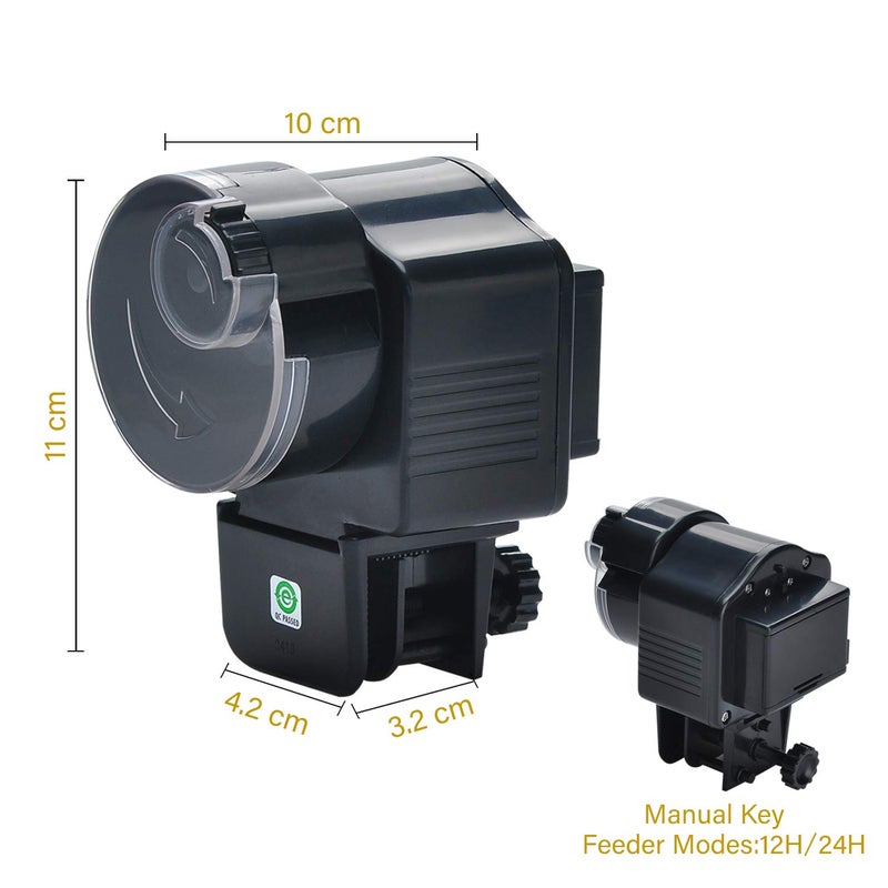 Lychee Aquarium Fish Feeder Vacation Aquarium Automatic Fish Food Dispenser Tank Feeder Timer Auto Feeders for Holiday Vacation Fish Dispenser (AF-2003) - Image 3